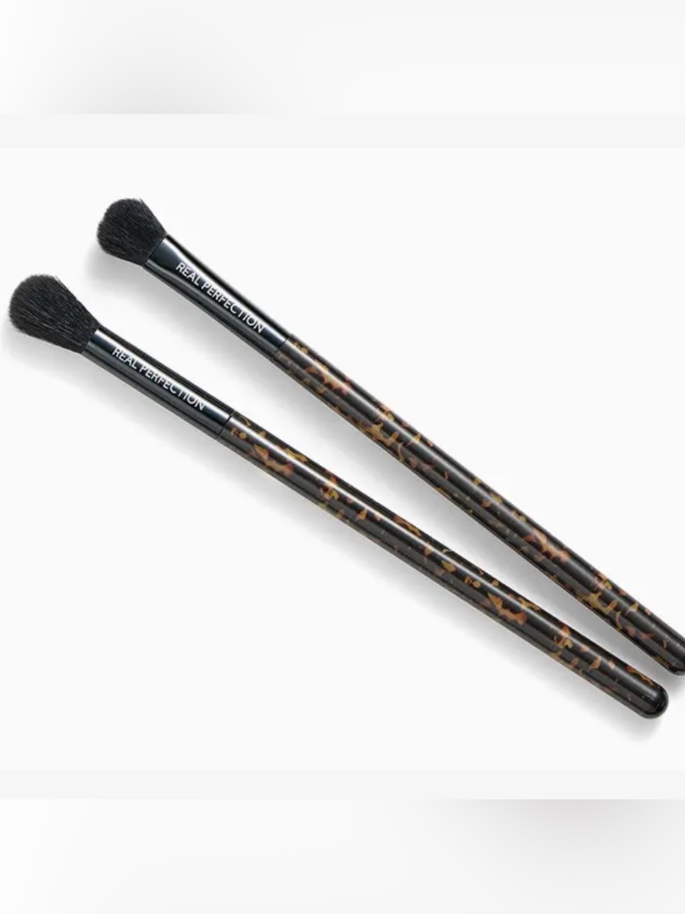 REAL PERFECTION Crease Blending and Small Eyeshadow Brush Duo BRAND NEW/SEALED
